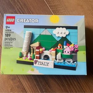LEGO Creator Italy Postcard Set - Green, Blue, White